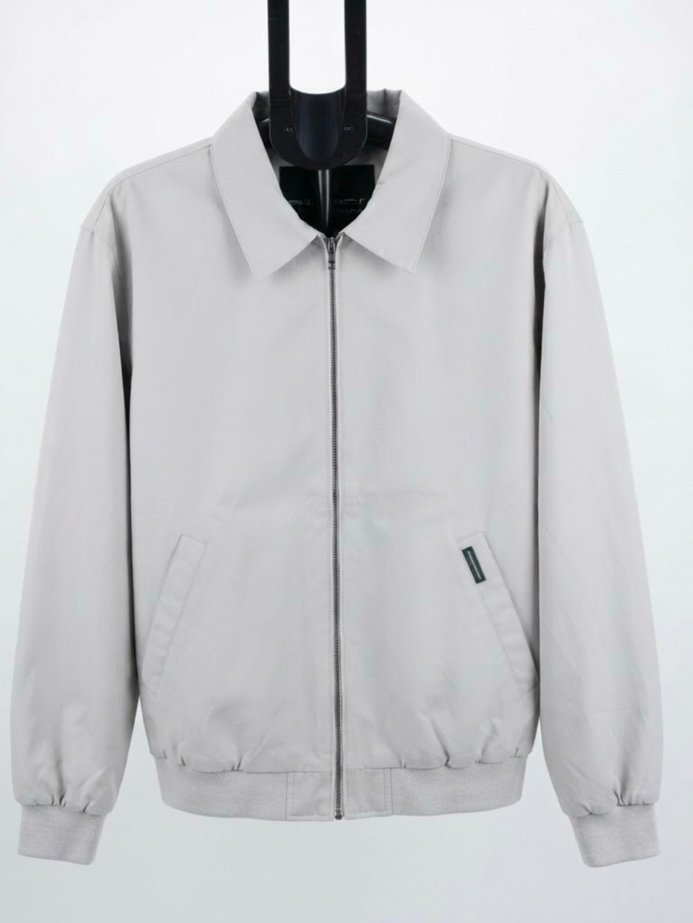 Weatherproof Vintage Style Golf Bomber Jacket Men’s Large Gray Full Zip